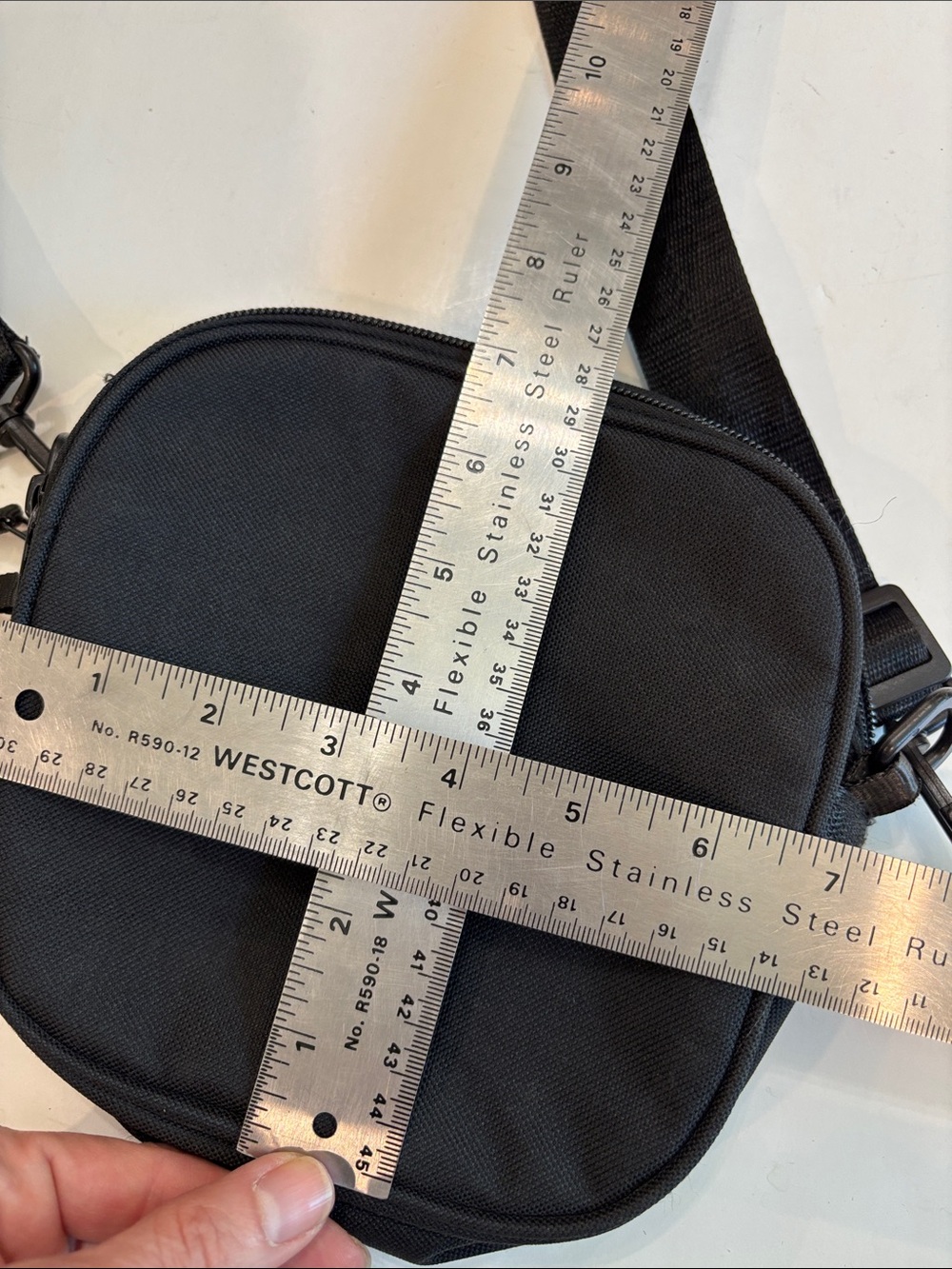 Carhartt Black Crossbody Belt Bag Adjustable Shoulder Utility Pack - Picture 15 of 15